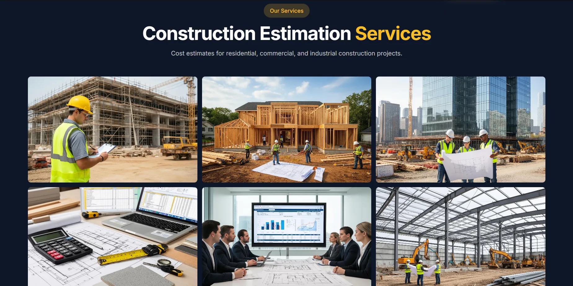 Construction Estimation Services