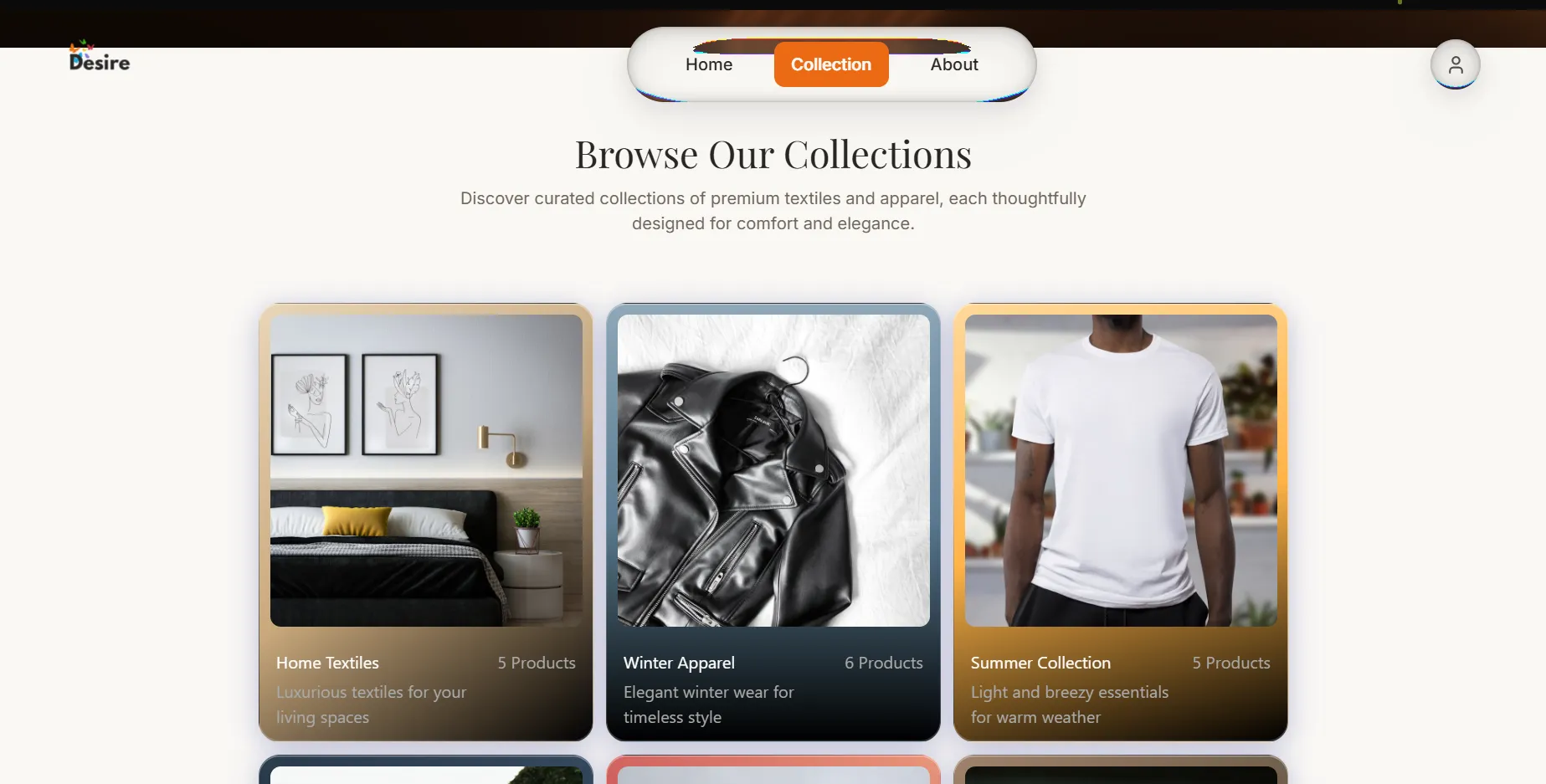Browse Collections - Home Textiles, Apparel