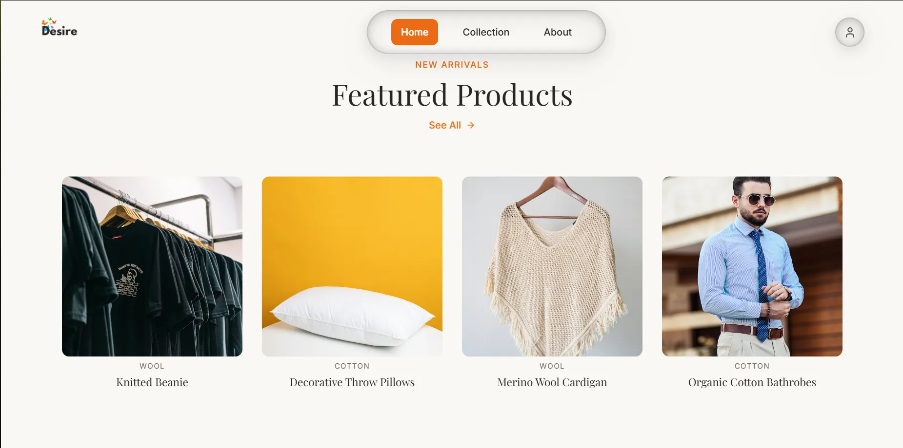 Featured Products Section