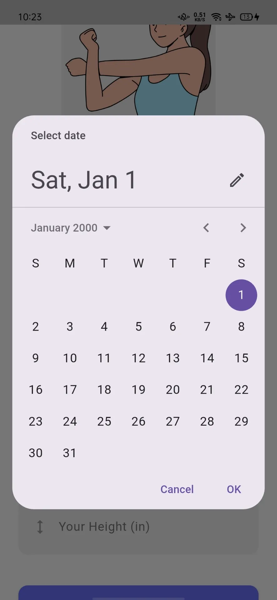 Date of Birth Picker