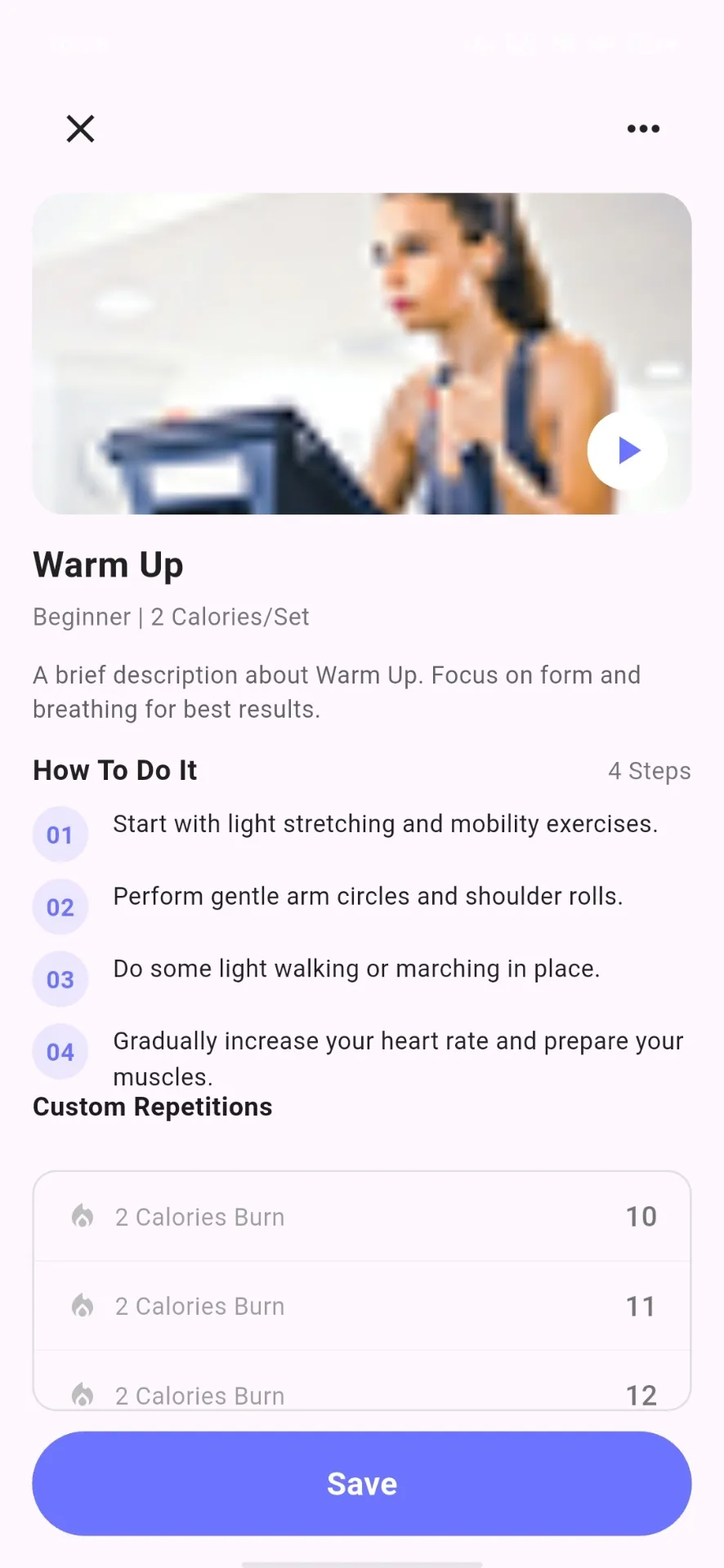 Exercise Video Guide