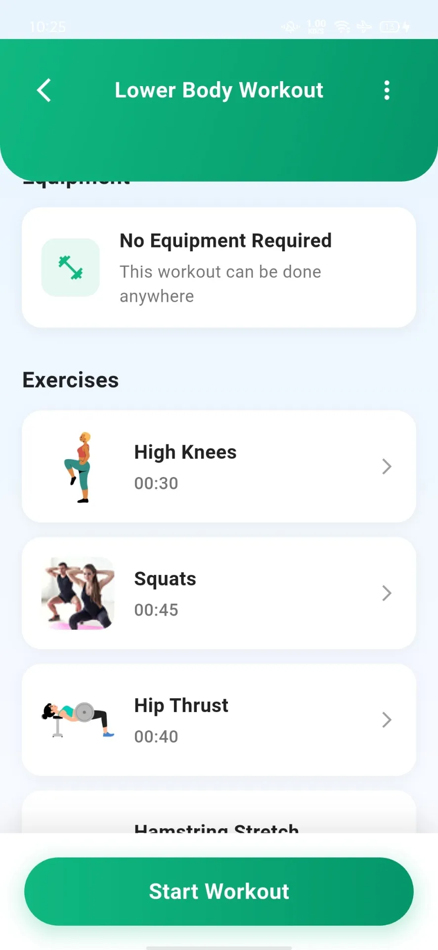 Lower Body Workout
