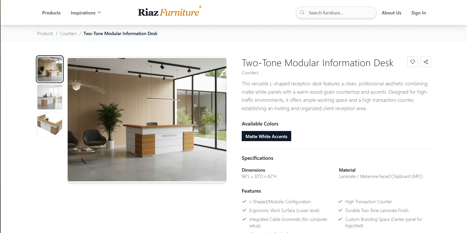 Product Detail Page